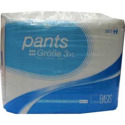 Pantalon Param Basic Taille 3 XL, 16 pc