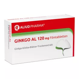 GINKGO AL Comprimés pelliculés à 120 mg, 60 pièces