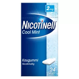 NICOTINELL Chewing-gum Cool Mint 2 mg, 24 pcs
