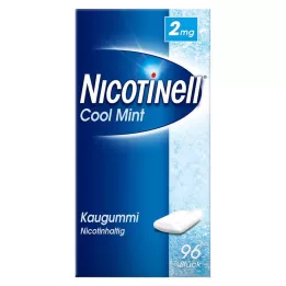NICOTINELL Chewing-gum Cool Mint 2 mg, 96 pcs