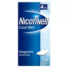 NICOTINELL Chewing-gum Cool Mint 4 mg, 96 pcs