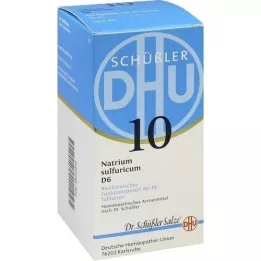 BIOCHEMIE DHU 10 Sodium Sulfucum D 6 comprimés, 420 pc