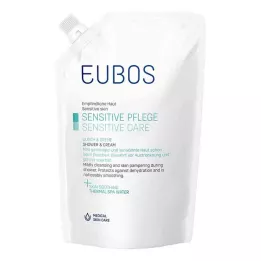 EUBOS SENSITIVE Douche & Flacon de recharge de crème, 400 ml