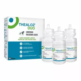 THEALOZ Duo de gouttes pour les yeux, 3X10 ml