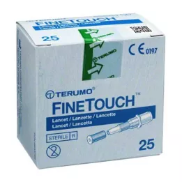 TERUMO Lancettes jetables FineTouch, 25 pièces