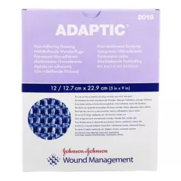 ADAPTIC Pansement humide pour plaies 12,7 x 22,9 cm, 12 pièces