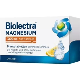 BIOLECTRA Magnésium 365 mg de citron fortissim, 20 pc