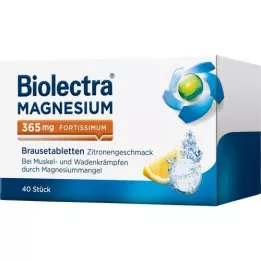 BIOLECTRA Magnésium 365 mg de citron fortissim, 40 pc