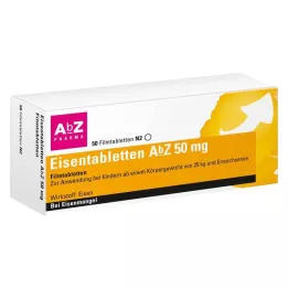 EISENTABLETTEN Comprimés pelliculés AbZ 50 mg, 50 pcs