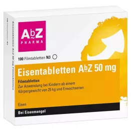 EISENTABLETTEN Comprimés pelliculés AbZ 50 mg, 100 pcs