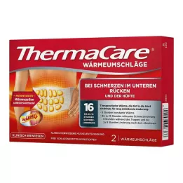 THERMACARE Bandes dorsales S-XL pour soulager la douleur, 2 pièces
