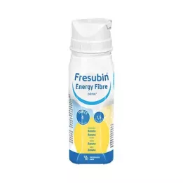 FRESUBIN ENERGY Fibre DRINK Bouteille à boire en banane, 4X200 ml