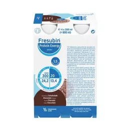 FRESUBIN PROTEIN Énergie DRINK Bouteille de boisson au chocolat 6X4X200 ml