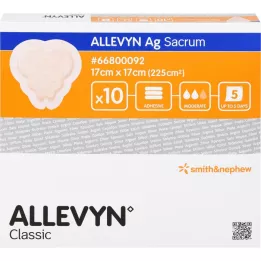 ALLEVYN Ag Sacrum 17x17 cm pansement stérile, 10 pc