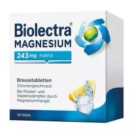 BIOLECTRA Magnésium 243 mg forte Citron Br.-Tabl., 20 pcs