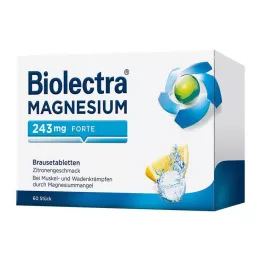 BIOLECTRA Magnésium 243 mg forte Citron Br.-Tabl., 60 pcs