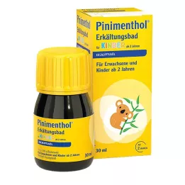 PINIMENTHOL Bain froid pour enfants à partir de 2 ans, Eucalyptus, 30 ml