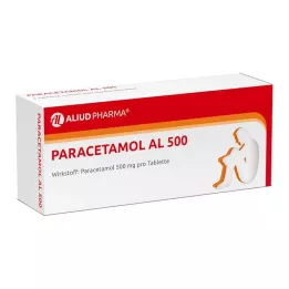 PARACETAMOL AL 500 comprimés, 20 pièces