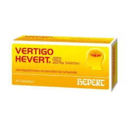 VERTIGO HEVERT SL Tablettes, 40 pc