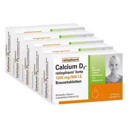 CALCIUM D3-ratiopharm forte comprimés effervescents, 100 pcs