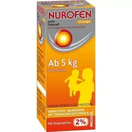 NUROFEN Jus Junior Fever Orange 2%, 100 ml