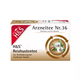 Sachets filtres pour thé contre la toux H&amp;S, 20 x 2,5 g