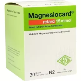 MAGNESIOCARD Retard 15 mmol sac m.ret.filmtabl., 30 pc