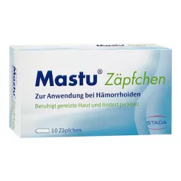 MASTU Suppositoires Hémorroïdes, 10 pcs