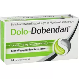 Dolo Dobendan Comprimés de levier de 1,4 mg / 10 mg, 24 pc