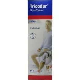 TRICODUR Genumotion Bandage Gr.3 / M White, 1 pc