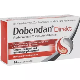 DOBENDAN Direkt Flubiprofène 8,75 mg Lutschtabl., 24 pc