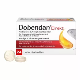DOBENDAN Pastilles de flurbiprofène 8,75 mg de Direkt, 24 unités