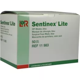 SENTINEX Masque facial léger bleu, 50 pièces