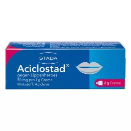 ACICLOSTAD Crème contre lherpès labial, 2 g