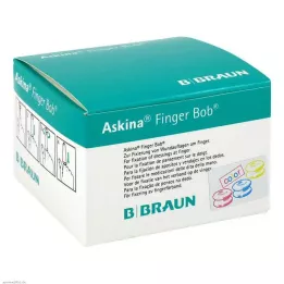 ASKINA Finger Bob coloré, 50 pièces