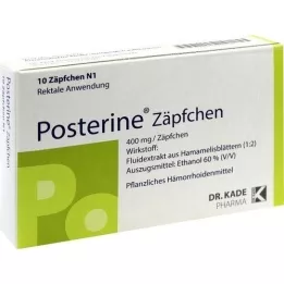 POSTERINE Suppositories, 10 pc