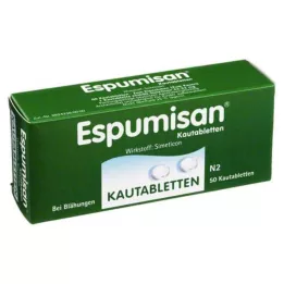 ESPUMISAN Comprimés à croquer, 50 pcs