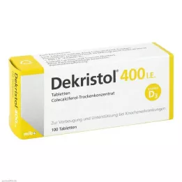 DEKRISTOL Comprimés de 400 UI, 100 pièces