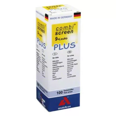 COMBISCREEN Bandelettes de test 9+Leuko Plus, 100 pièces