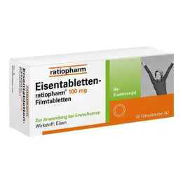 Comprimés de fer ratiopharm® 100 mg comprimés pelliculés, 50 pc