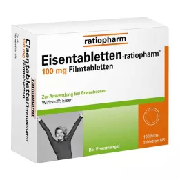 EISENTABLETTEN-ratiopharm 100 mg comprimés pelliculés, 100 pcs