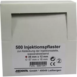 INJEKTIONSPFLASTER 12x38 mm, 500 pc