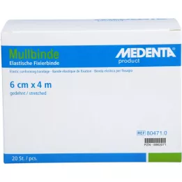 MULLBINDEN élastique 6 cmx4 m, 20 pièces