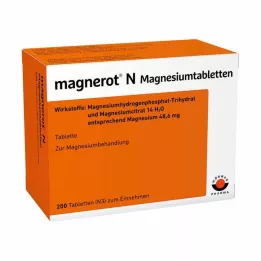 MAGNEROT Comprimés de magnésium N, 200 pcs
