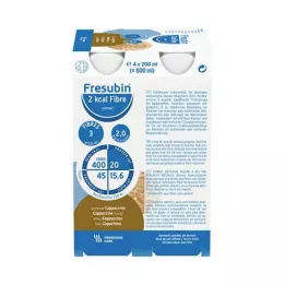 FRESUBIN 2 kcal fibres DRINK Cappuccino Drinking fl., 4x200 ml