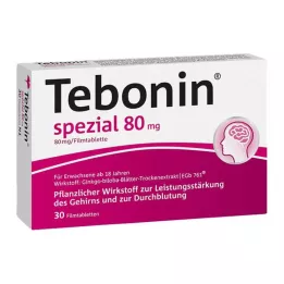 TEBONIN Comprimés pelliculés spéciaux de 80 mg, 30 pcs