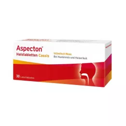 ASPECTON Pastilles pour la gorge Pastilles au cassis, 30 pcs