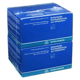 Solution saline isotonique pour inhalation, 40X5 ml