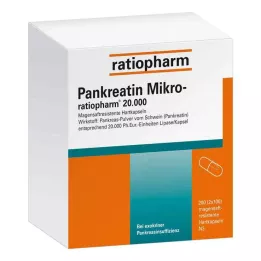 PANKREATIN Mikro-ratio.20 000 gélules gastro-résistantes, 200 pcs