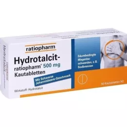 Hydrotalcit-ratiopharm 500 mg comprimés à mâcher, 50 pc